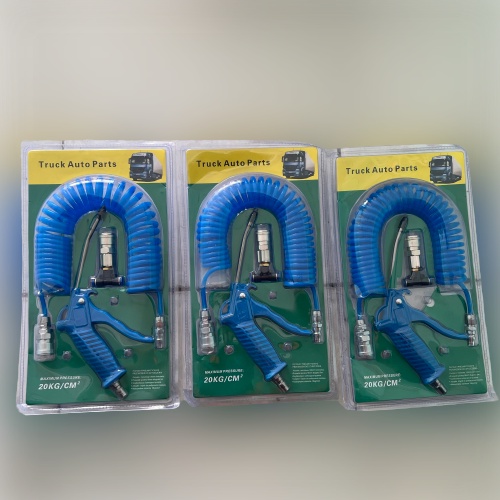 Combo Dây hơi lò xo 7.5m + súng xịt khí nén cao cấp +bộ chuyển đổi khí nén