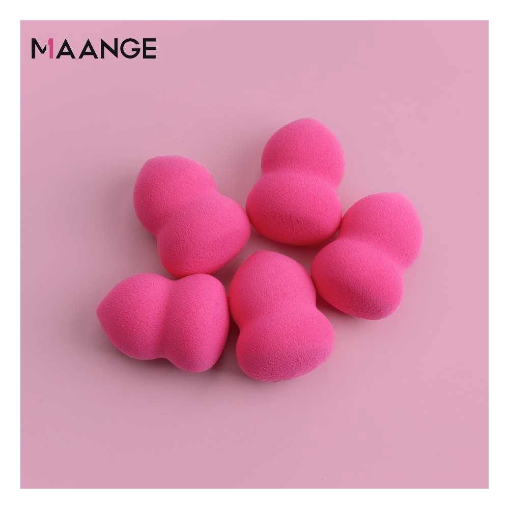 Set 5 miếng mút trang điểm MAANGE mềm mại đa năng tiện lợi dành cho nữ