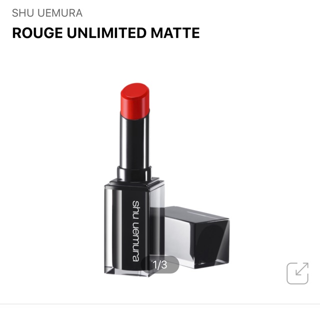 [CÓ HOÁ ĐƠN LOTTEDUTYFREE] SON SHU UEMURA ROUGE UNLIMITED MATTE NEW PACKING 2019 VỎ ĐEN