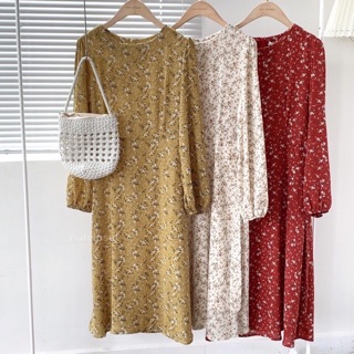 Đầm hoa nhí vintage ( chuẩn tag K.er )
