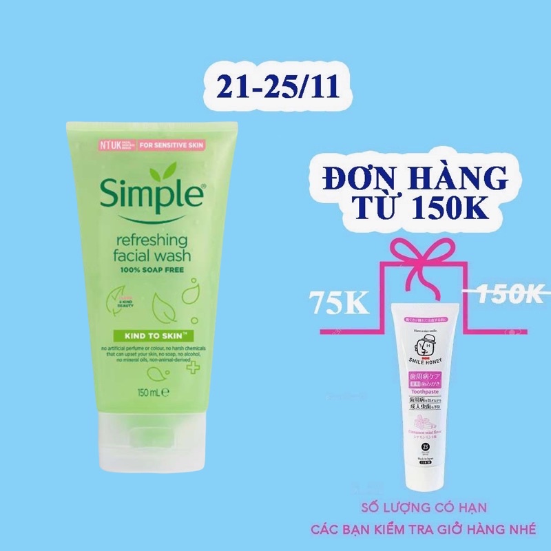 Sữa Rửa Mặt Simple - Muse House