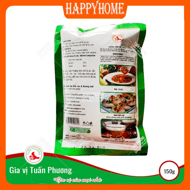 [GÓI LỚN 400g] Bột Năng Tuấn Phương