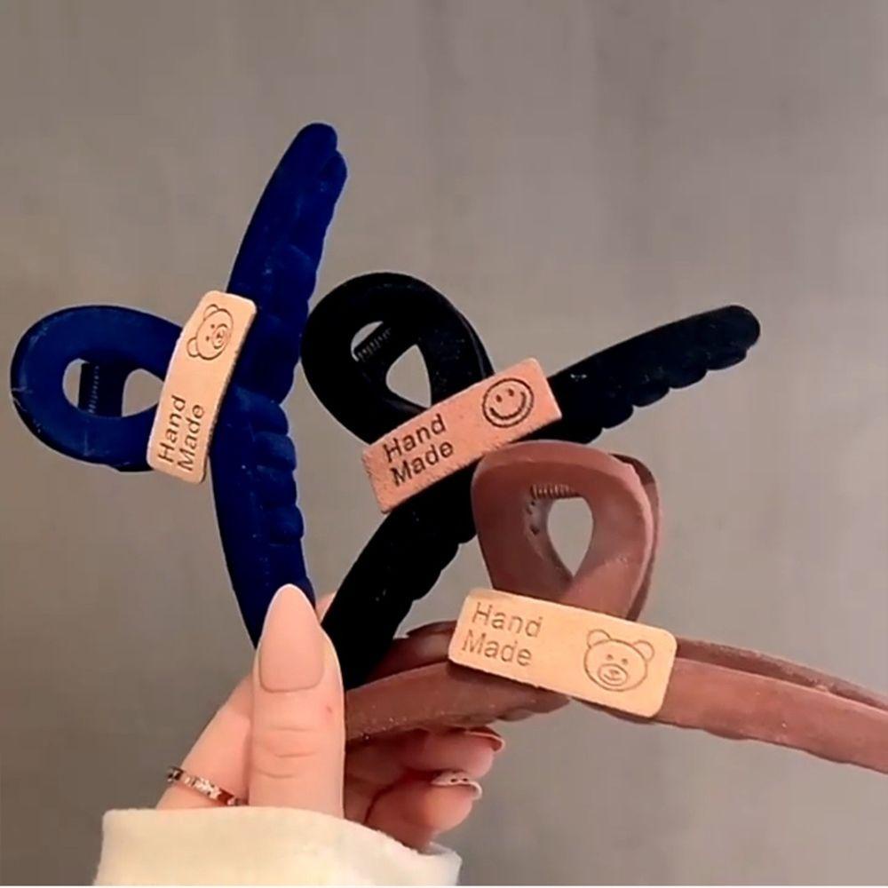 Kẹp Tóc Hình Mặt Cười / Gấu Dễ Thương Phong Cách Hàn Quốc WMES15H