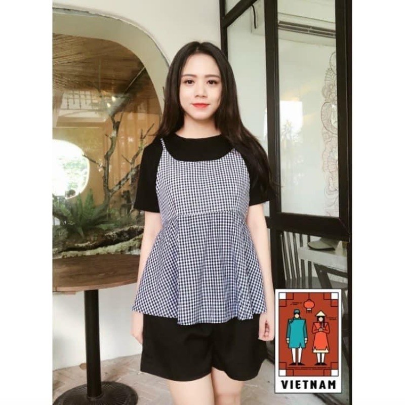 Bộ bầu chất đũi hàn hàng loại 1 siêu mềmsiêu mátthấm hút mồ hôiBộ cho bà bầu mua hè free size 43~68kg BBH 02