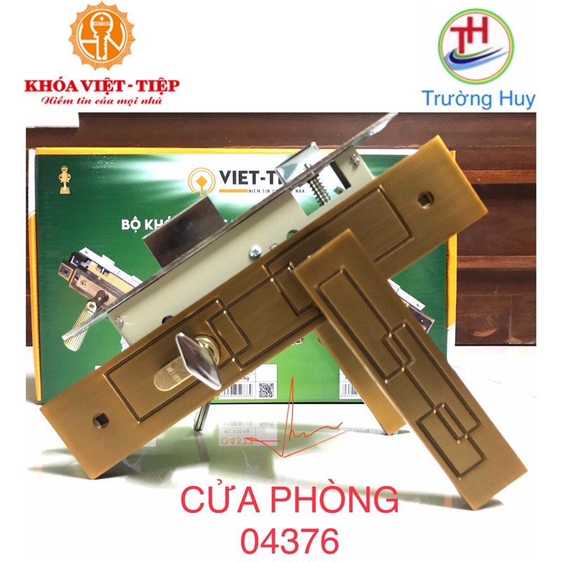 [chính hãng] Khoá cửa phòng Việt Tiệp 04376 - Bảo hành 2 năm