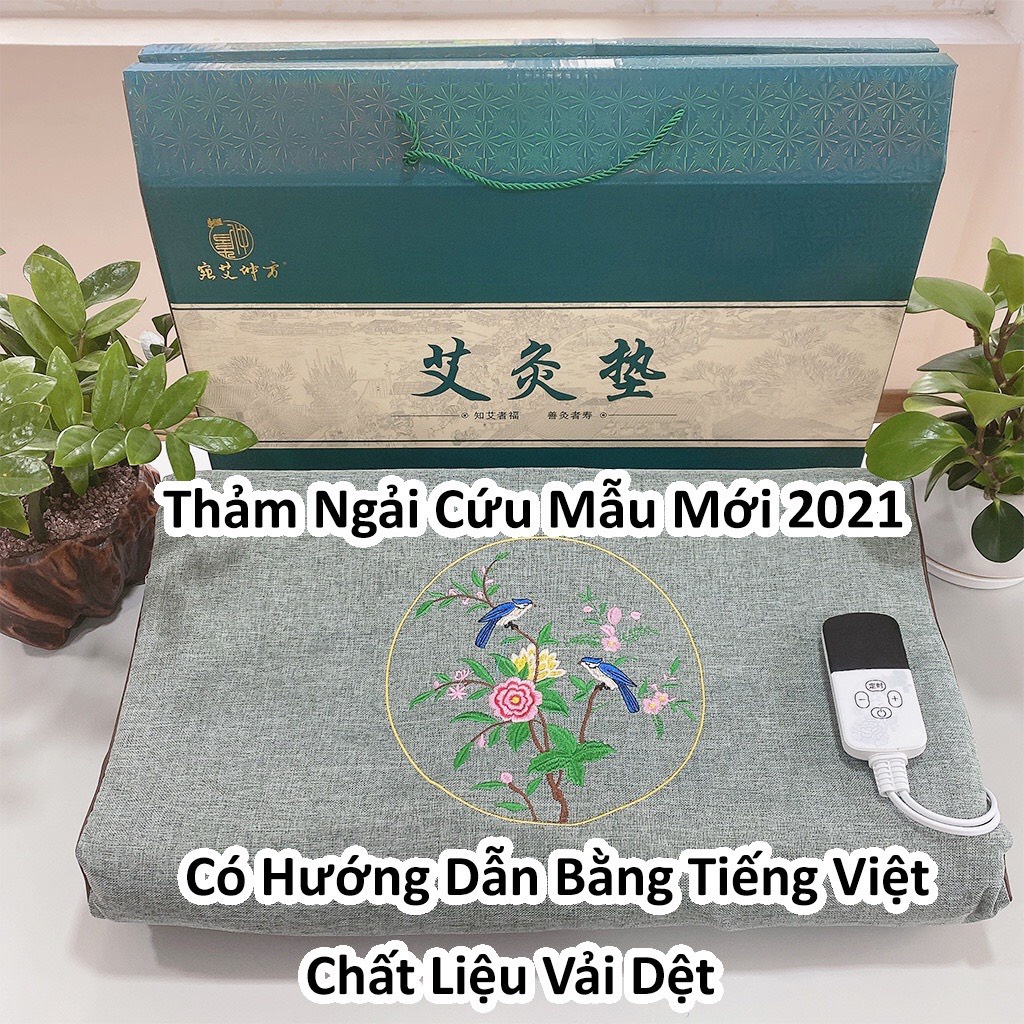 Thảm ngải cứu đông y - Đệm sưởi ngải cứu xông người - Bảo hành 12th