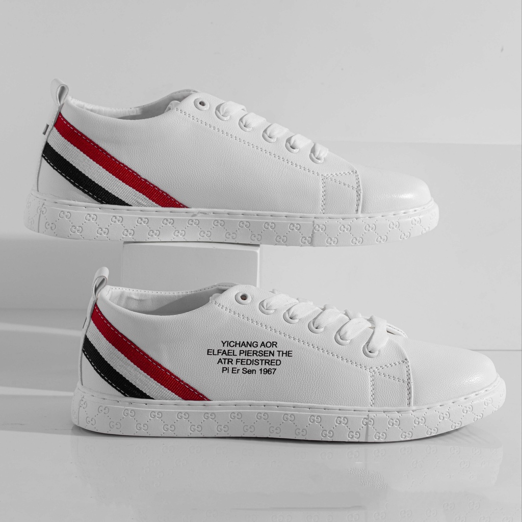 Giày nam thể thao sneaker màu trắng cổ cao cho học sinh phong cách Hàn Quốc 2022 - KHO GIÀY 68