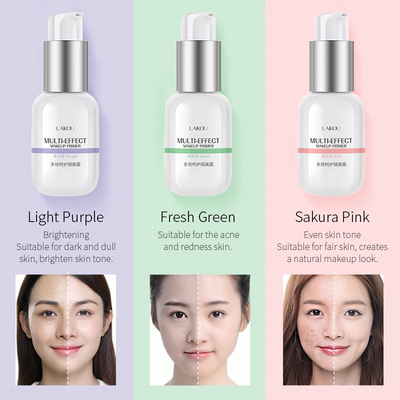 Kem Lót Trang Điểm Da Mặt Laikou Dưỡng Ẩm Làm Sáng Da Chất Lượng Cao 50g
