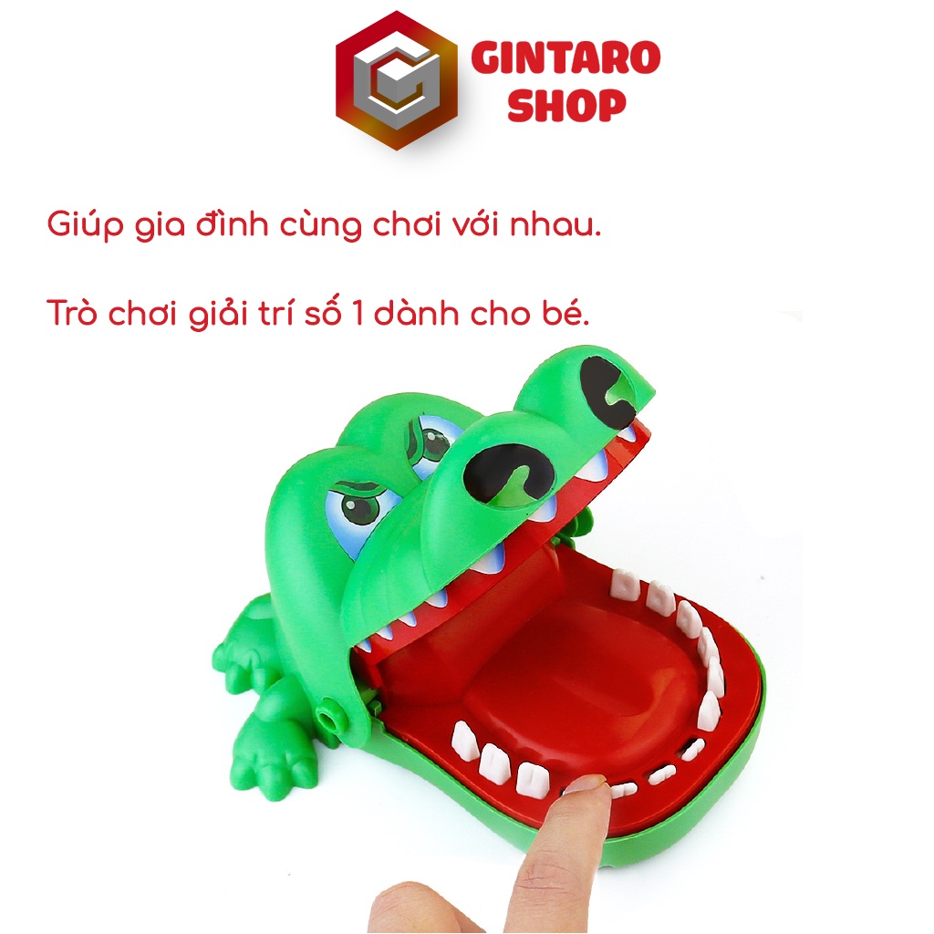 Khám răng cá sấu dành cho bé loại to nhất giúp bé và gia đình giải trí cực thích GINTARO SHOP