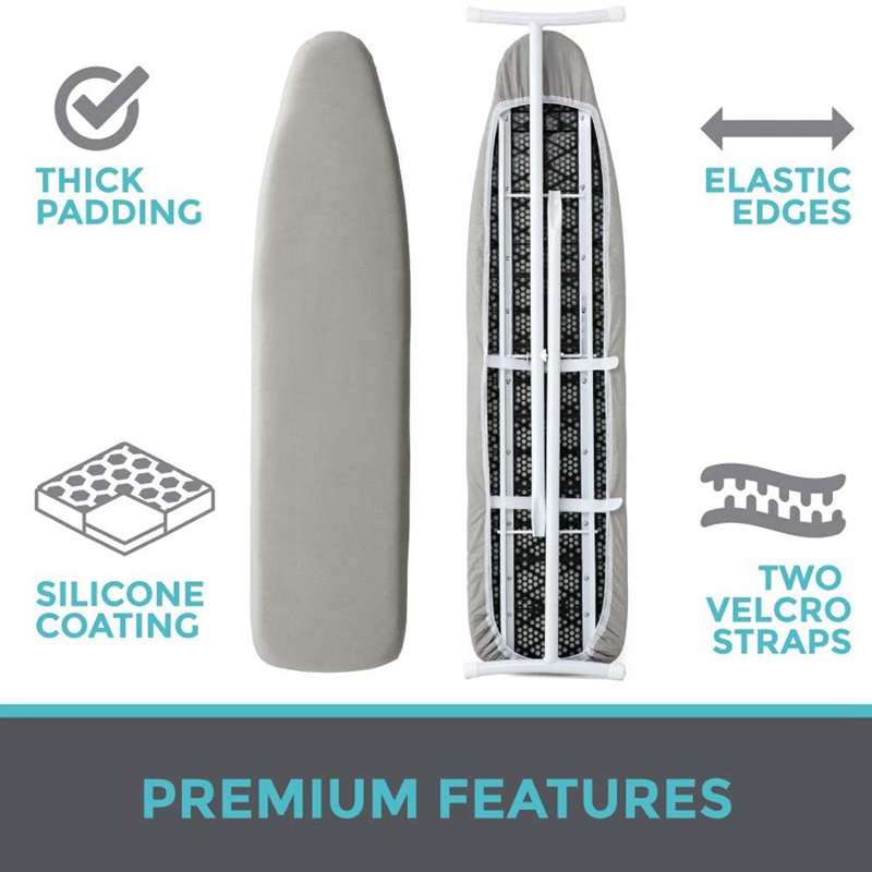 Vỏ Bọc Bàn Ủi Bằng Silicon Phản Quang Với Hai Dây Dán Nylon Và Viền Co Giãn