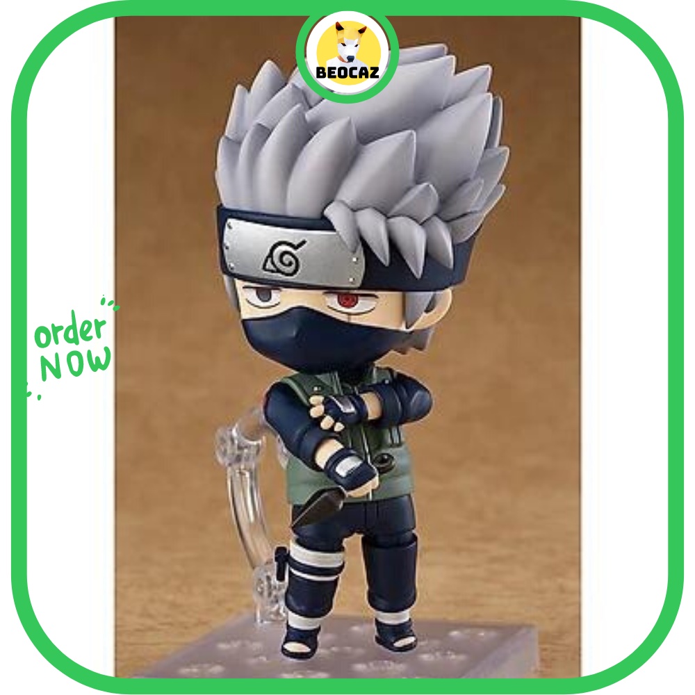 [Ship Hỏa Tốc][Full Box] Mô hình chibi Hatake Kakashi dễ thương 724 kèm phụ kiện bền màu nhựa an toàn Naruto