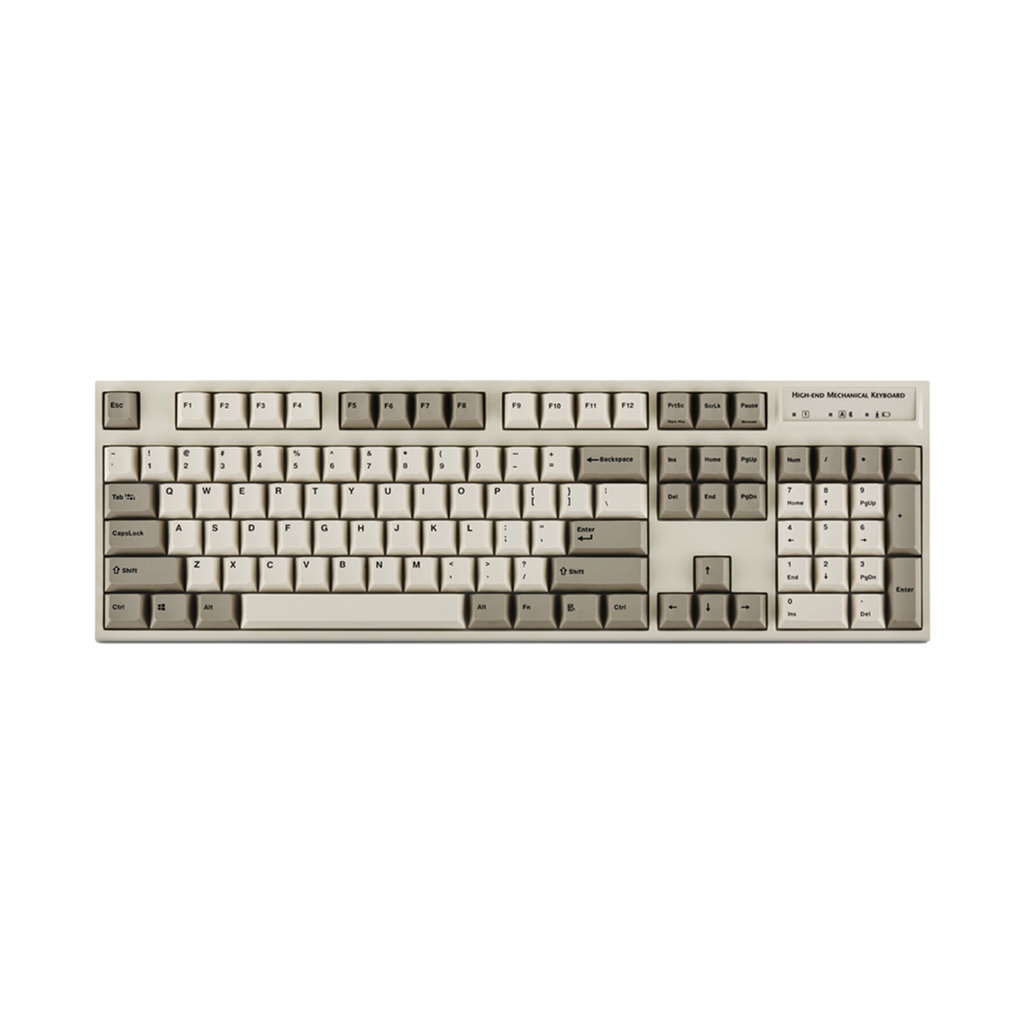 Bàn Phím Cơ Không Dây Bluetooth Chính Hãng LEOPOLD FC900RPD White Grey Bảo Hành 24 Tháng