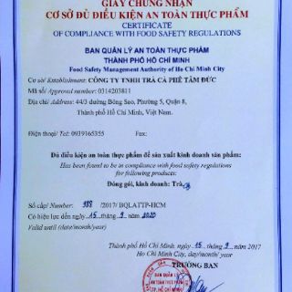 Trà thảo mộc hồng sâm Tâm Đức