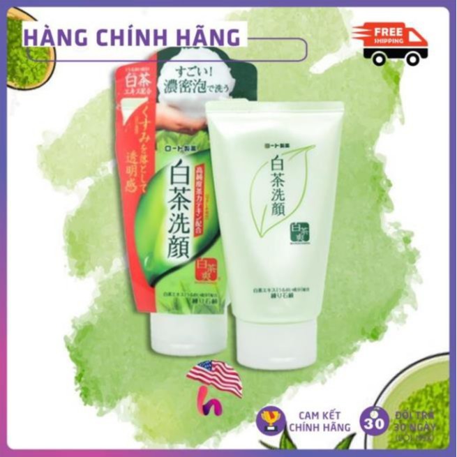 Sữa Rửa Mặt Trà Xanh Rohto Shirochasou Green Tea Foam 120g Hàng Nhật Tokyo Mart | BigBuy360 - bigbuy360.vn