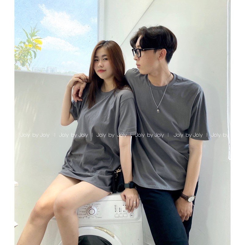 Áo Thun Trơn JOLY BY JOLY Phong Cách Tối Giản Dành Cho Nam Nữ Thoáng Mát Năng Động Nhiều Màu Sắc