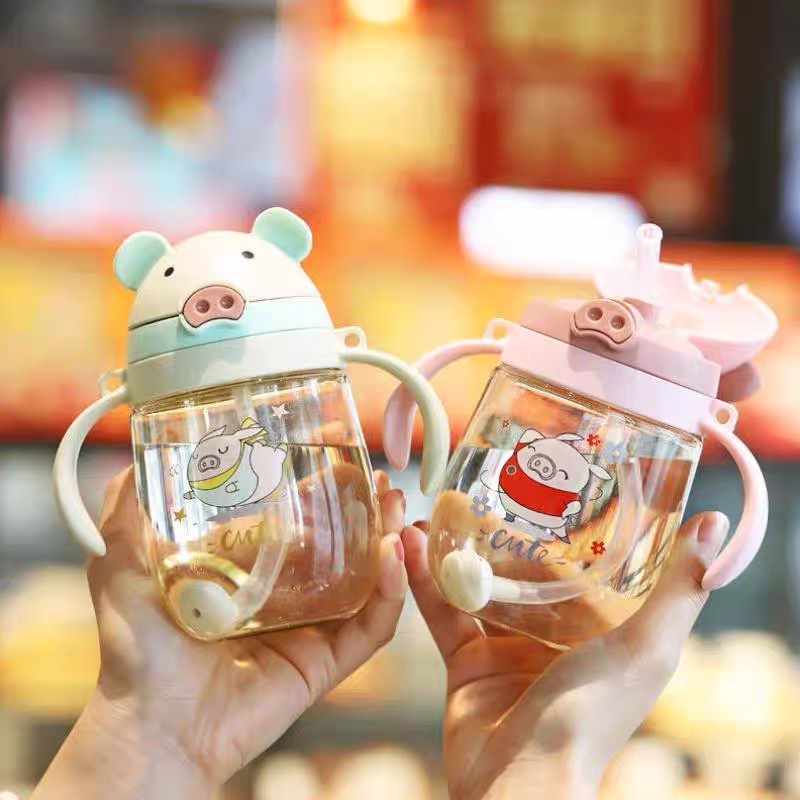 Bình tập uống nước chống sặc an toàn cho bé 350ml