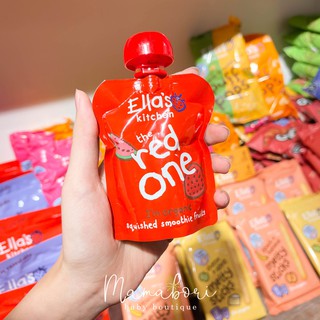 Hoa quả nghiền hữu cơ Ella's Kitchen mix 4 loại quả 100% organic cho bé từ 6 tháng (hộp 5 túi)