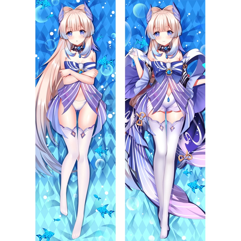Vỏ Gối Ôm In Hình Nhân Vật Game Genshin Impact Sangonomiya Kokomi Dakimakura