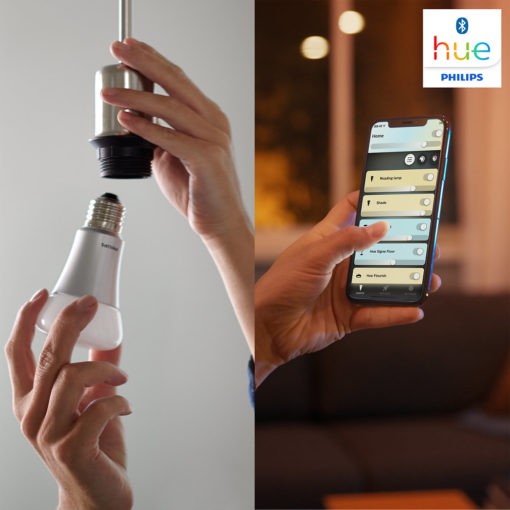 Bộ 4 Bóng Philips Hue White Ambiance E27 Bluetooth