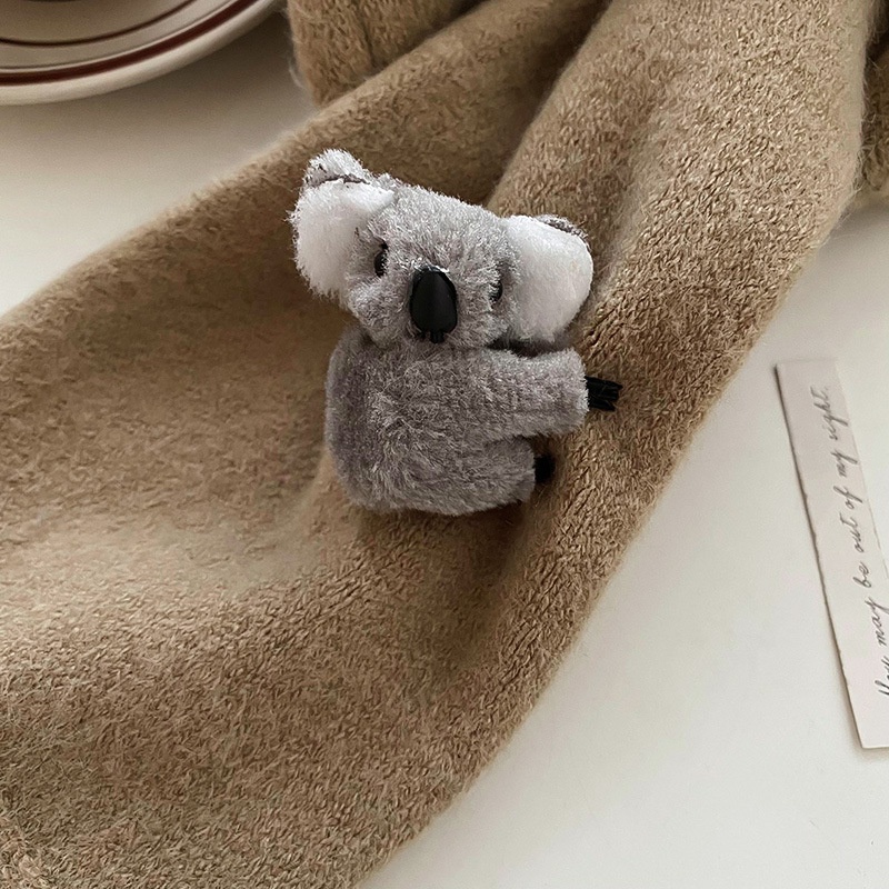 Kẹp tóc hình gấu koala hoạt hình dễ thương thiết kế thời trang thu đông