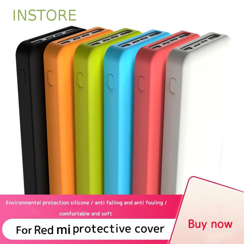 Vỏ Silicon Bảo Vệ Pin Sạc Dự Phòng Pb200Lm Pb100Lm USB 20000mah 10000mah Chống Trượt Tiện Dụng Cho Xiaomi
