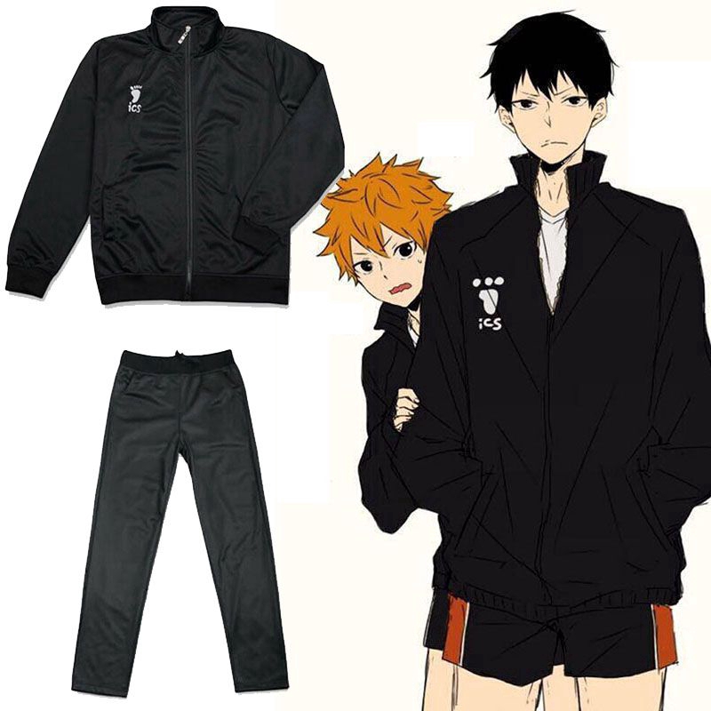 Áo Khoác Cosplay Nhân Vật Haikyuu Karauno Trong Anime