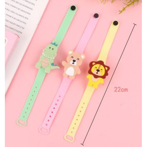 Đồng Hồ Đeo Tay Chống Muỗi Hình Hoạt Hình Dễ Thương Cho Bé
