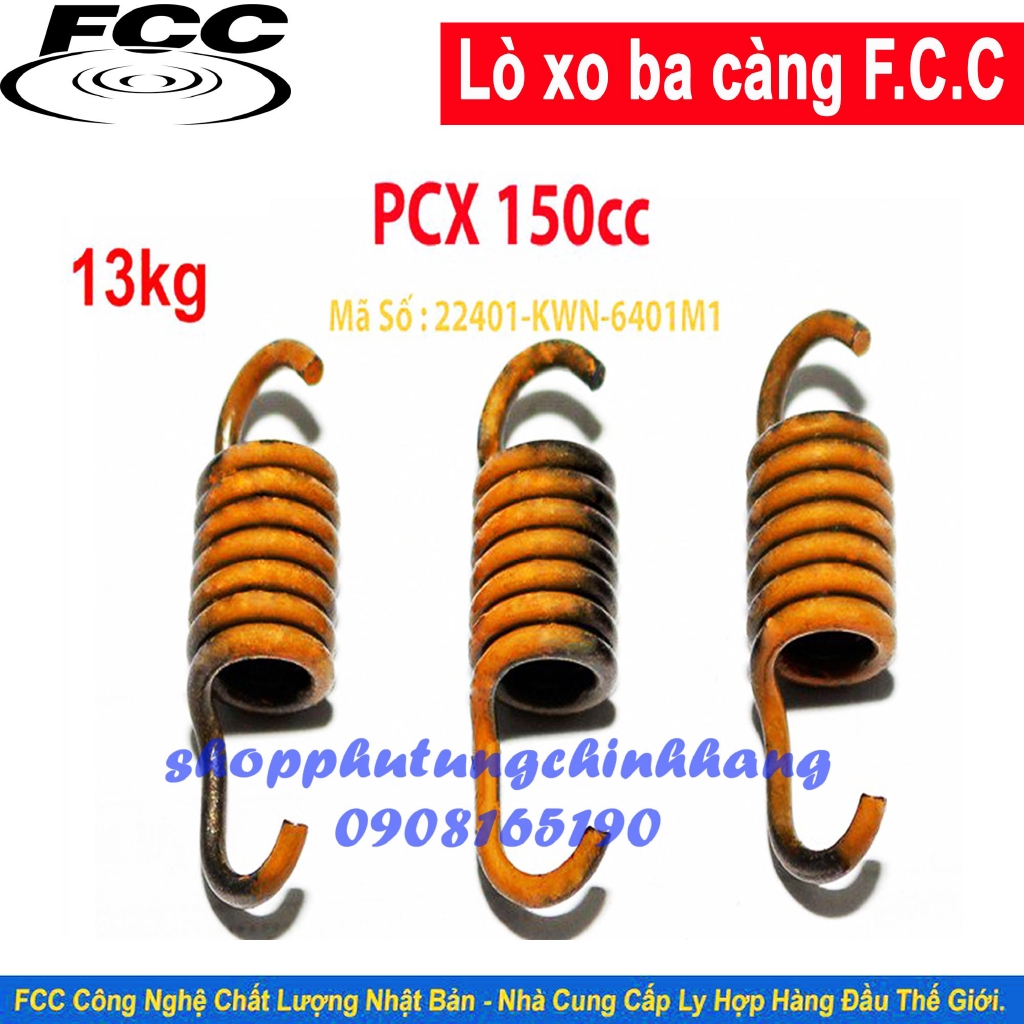 Bộ Lò Xo Bố Ba Càng Chống Rung Đầu Cho Xe Tay Ga - 8kg , 10kg, 11kg, 12kg, 13kg - Japan