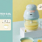 Máy xay ăn dặm cho bé Bear 0.6L GR-B06V1, máy xay mini cầm tay an toàn cho trẻ - Monnie Kids