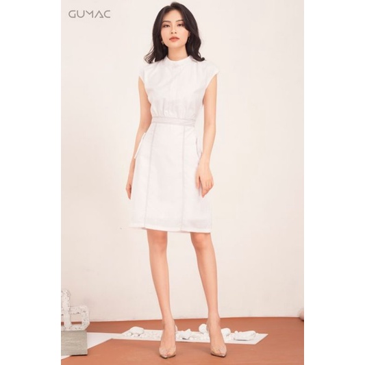 Đầm GUMAC chạy chỉ phối túi size L nguyên tag