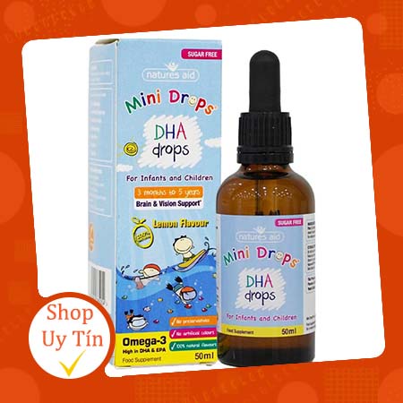 DHA Drop Cho bé từ 3 tháng - 5 tuổi [HÀNG CHUẨN UK]