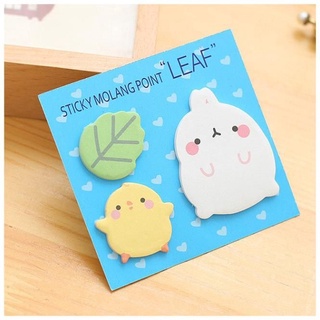Zanmo set giấy note ghi chú thỏ molang