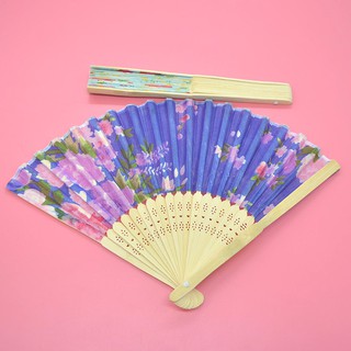 Quạt xếp hoa phong cách cổ phong Trung Quốc