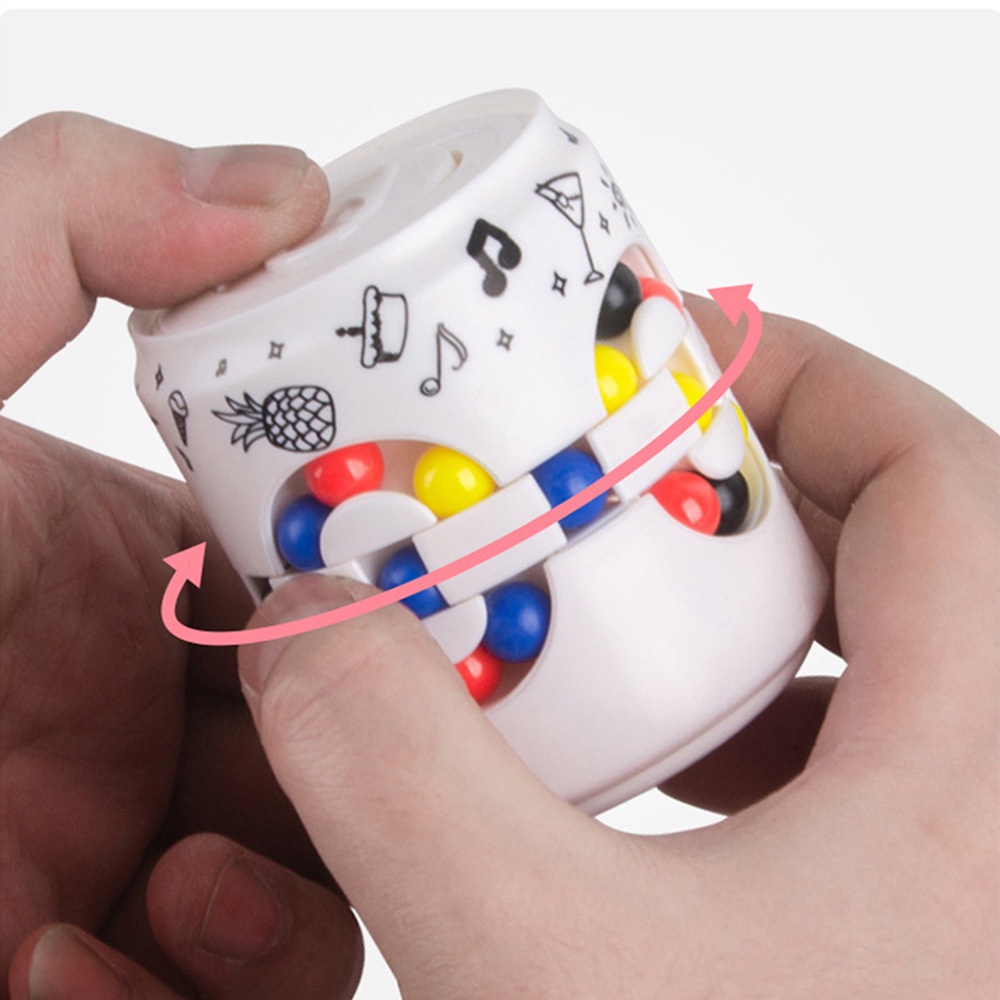 Đồ chơi khối rubik hạt đầu nhiều màu sắc giảm căng thẳng cho người lớn và trẻ em