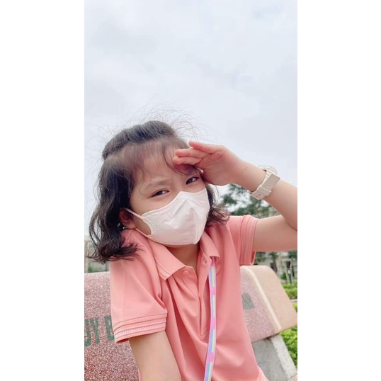 Túi 10c Khẩu trang trẻ em 6D Kids, kháng khuẩn chống giọt bắn, nhiều họa tiết
