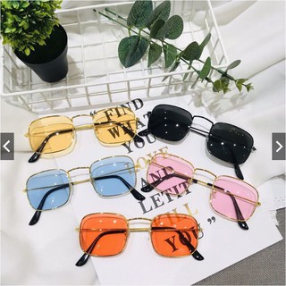 Kính râm nữ đi biển dáng vuông các màu ulzzang