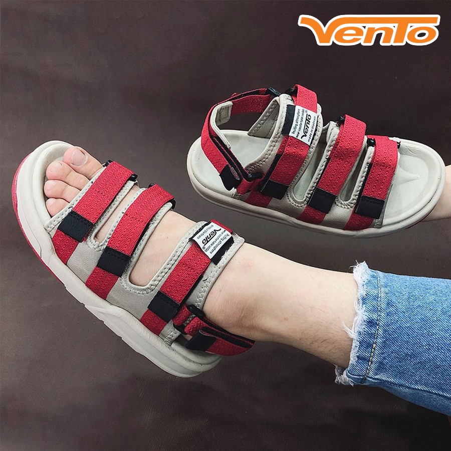 Giày Sandal Vento Nữ SD1001 Màu Đỏ Rượu Be