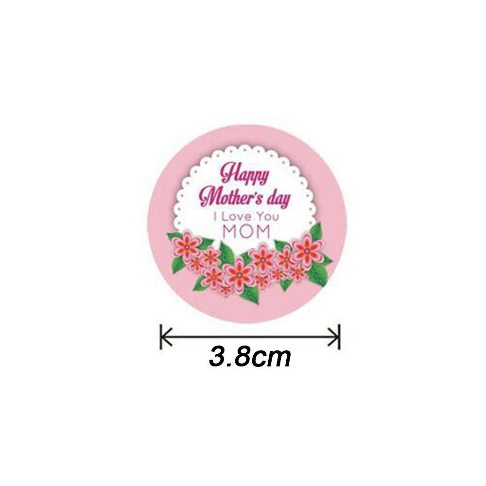 .Cuộn 500 Nhãn Dán Hộp Quà Handmade DIY