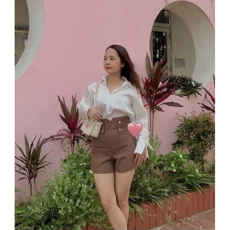 QUẦN SÓC 4 KHUY CẠP V CAO 4 MÀU HACK DÁNG