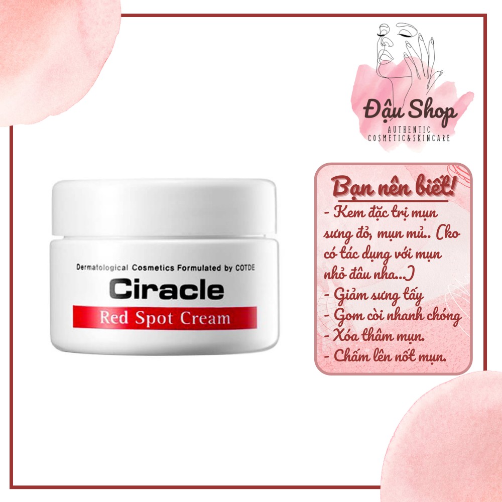 Kem giảm mụn Red Spot Cream Ciracle