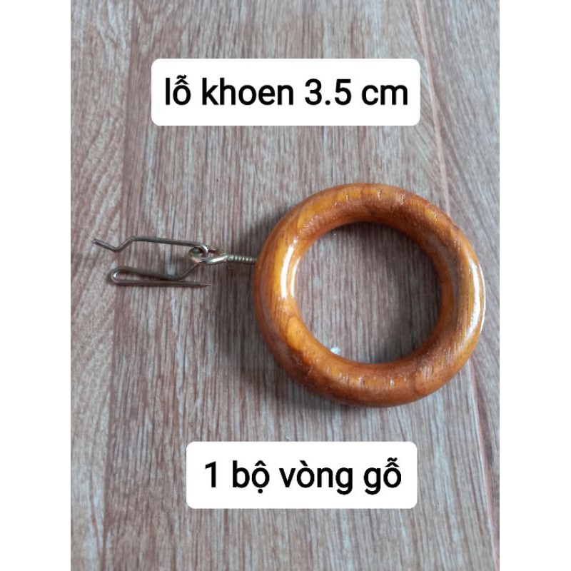 PHỤ KIỆN THANH TREO RÈM BẰNG GỖ