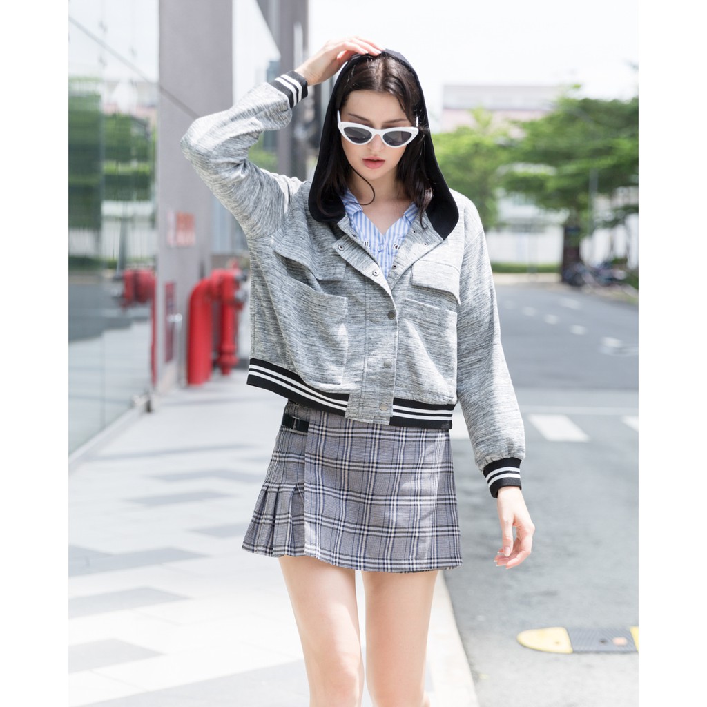 [Mã FAMALLT5 giảm 15% đơn 150k] Áo khoác bomber thun có nón J-P Fashion | BigBuy360 - bigbuy360.vn