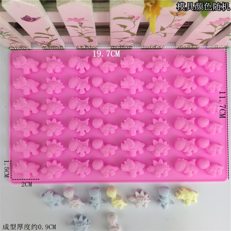 KHUÔN SILICONE HÌNH HOA QUẢ , KHỦNG LONG , SƯ TỬ MINI DÙNG LÀM THẠCH ,ĐÁ, RAU CÂU, SOCOLA ,...