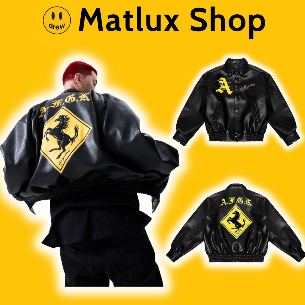 Áo varsity jacket DONCARE A Few Good Kid AFGK Black bản cao cấp, Áo khoác bóng chày nam nữ thêu hình