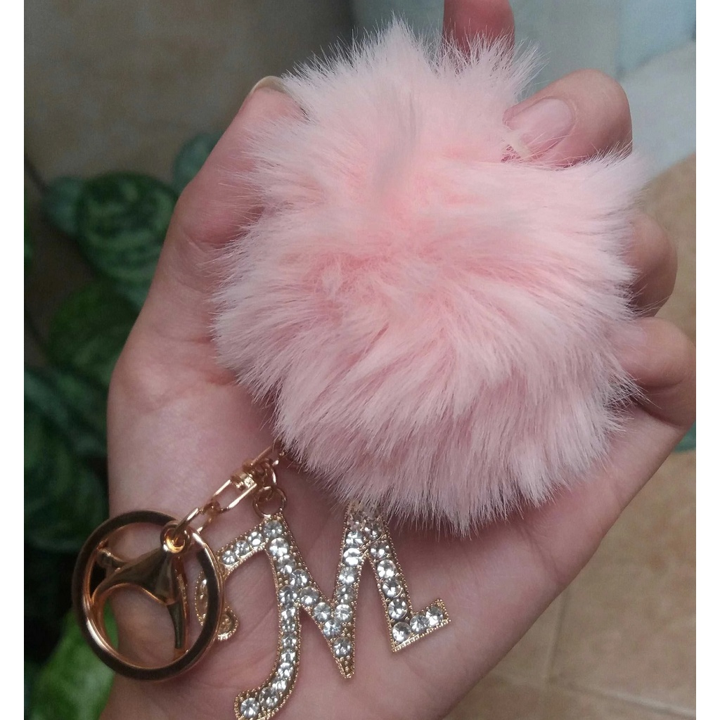 Móc Khóa Nhồi Bông Đính Đá Họa Tiết Hoạt Hình Dễ Thương