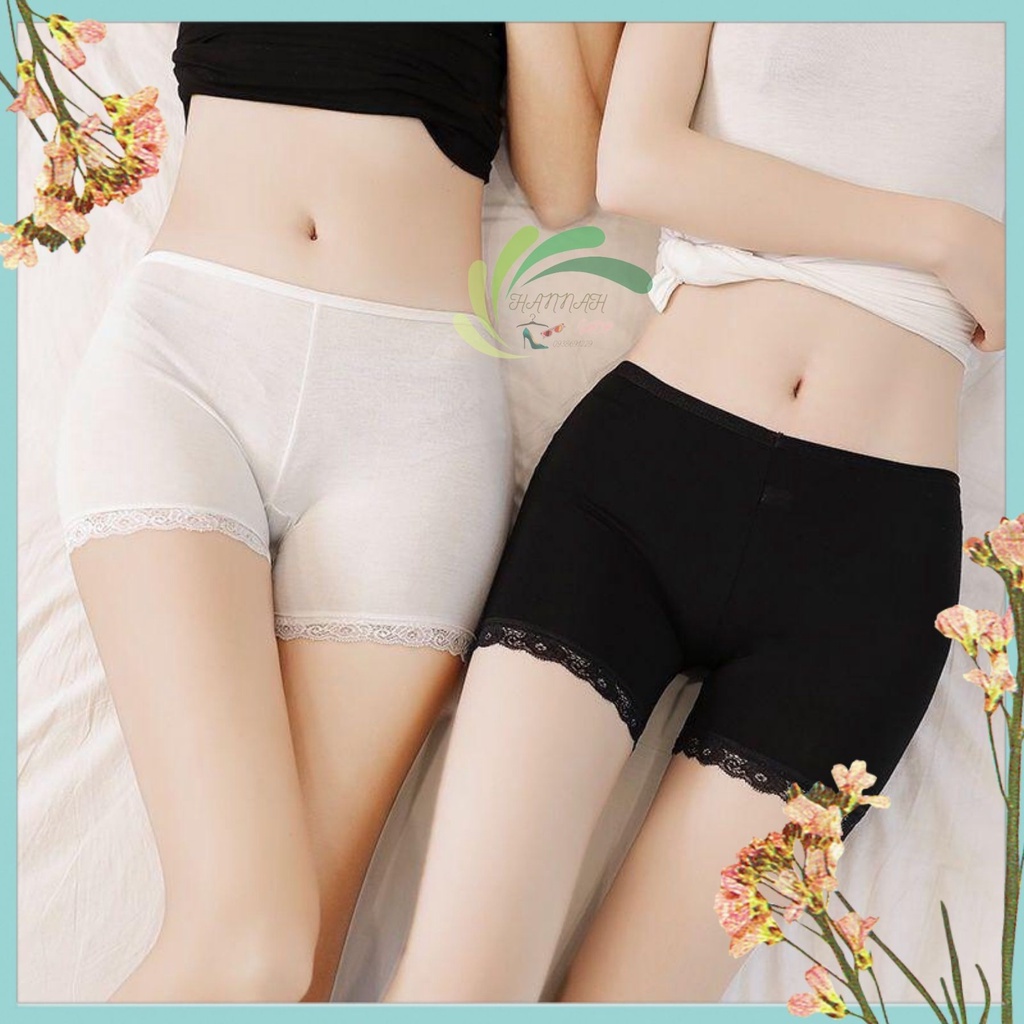 Quần short thun , Quần Đùi Thun bảo hộ mặc bên trong váy thoải mái tiện dụng an toàn cho Các Bạn nữ