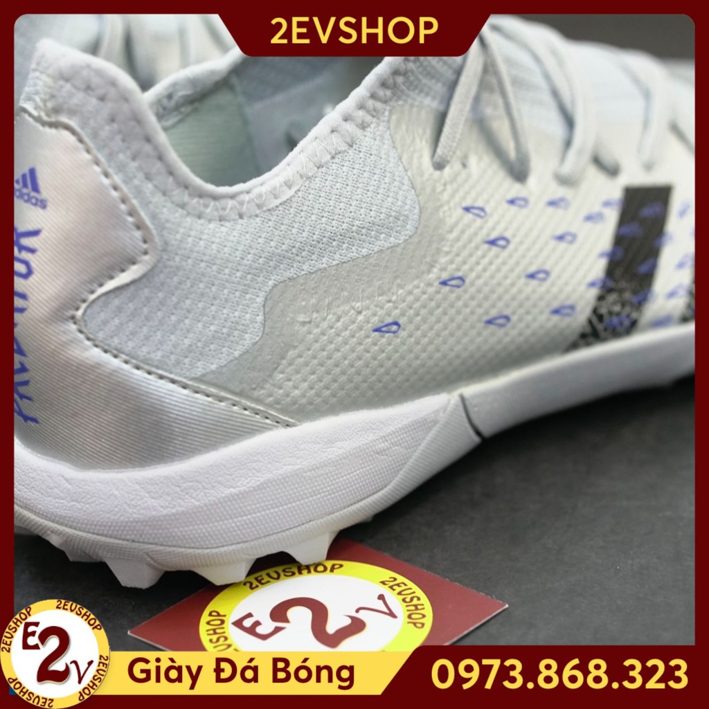 Giày đá bóng thể thao nam 𝐏𝐫𝐞𝐝𝐚𝐭𝐨𝐫 𝐅𝐫𝐞𝐚𝐤.𝟑 𝐋𝐨𝐰 Xám, giày đá banh cỏ nhân tạo cao cấp - 2EVSHOP