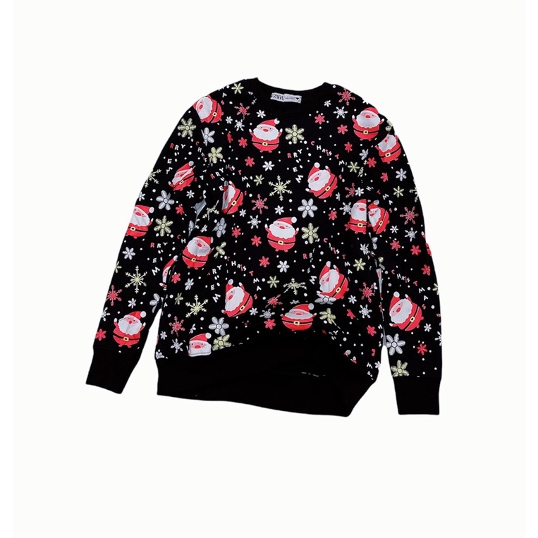 Áo sweater nỉ bông noel xuất dư xịn