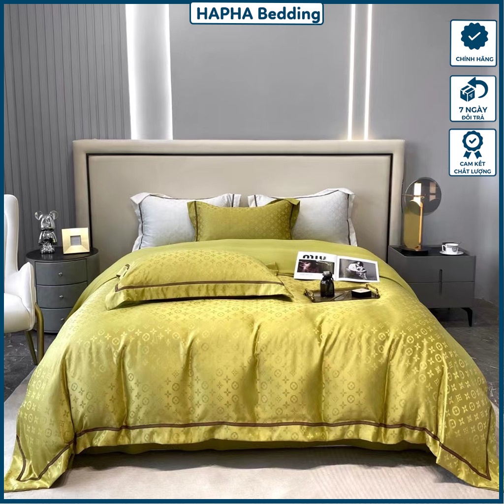Bộ chăn ga gối lụa vân TH 2022, bộ ga trải giường lụa cao cấp 4 món phủ / bo chun, 1m6 1m8 2m2 1m6x2m 1m8x2m 2mx2m2