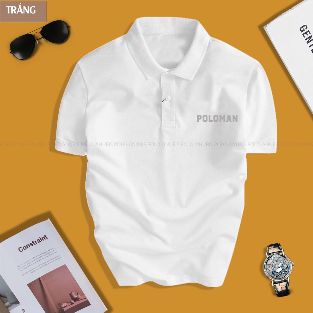 Áo polo POLOMAN nhiều màu - unisex nam nữ tay lỡ basic